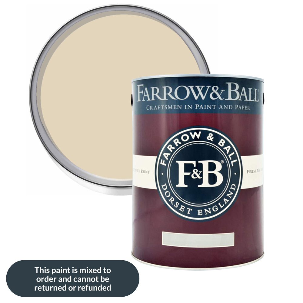 Farrow & Ball Interior Wood and Metal 2013 Matchstick Flat Eggshell Paint 5L Image 1