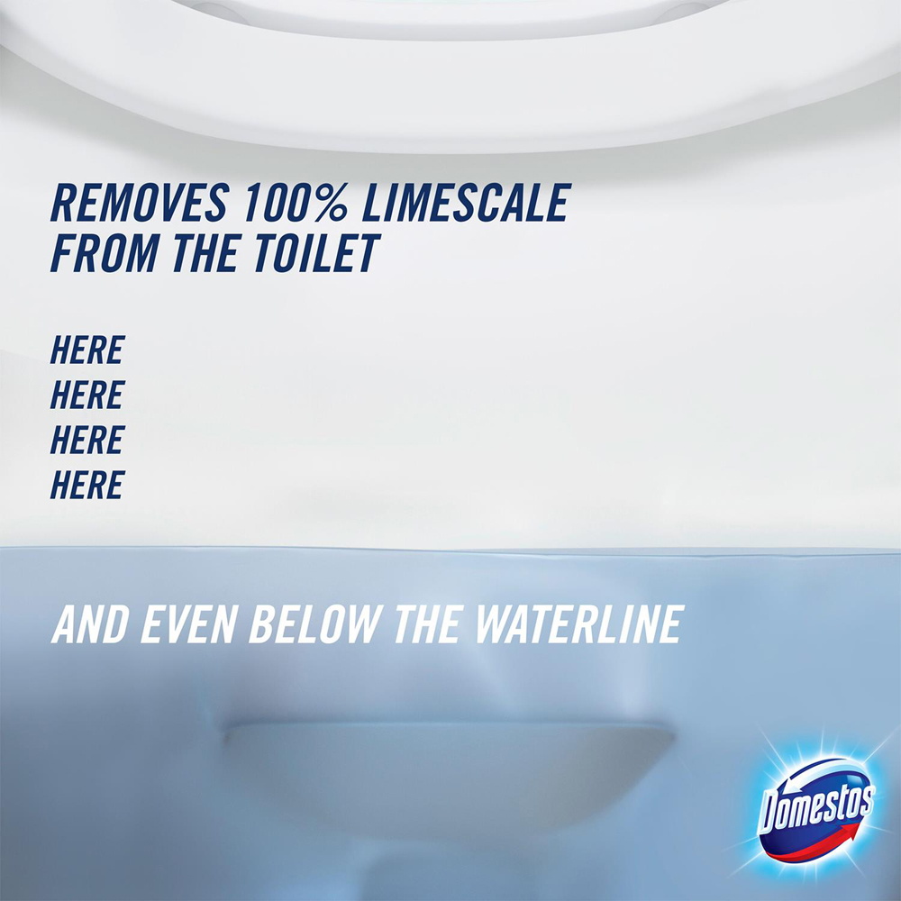 Domestos Zero Limescale Toilet Descaler 750ml 3 Pack Image 5