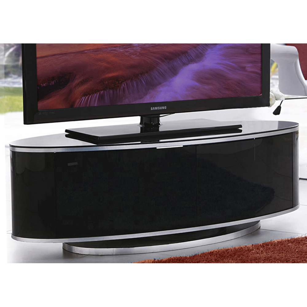 MDA Designs Luna 2 Door Black TV Unit Image 6