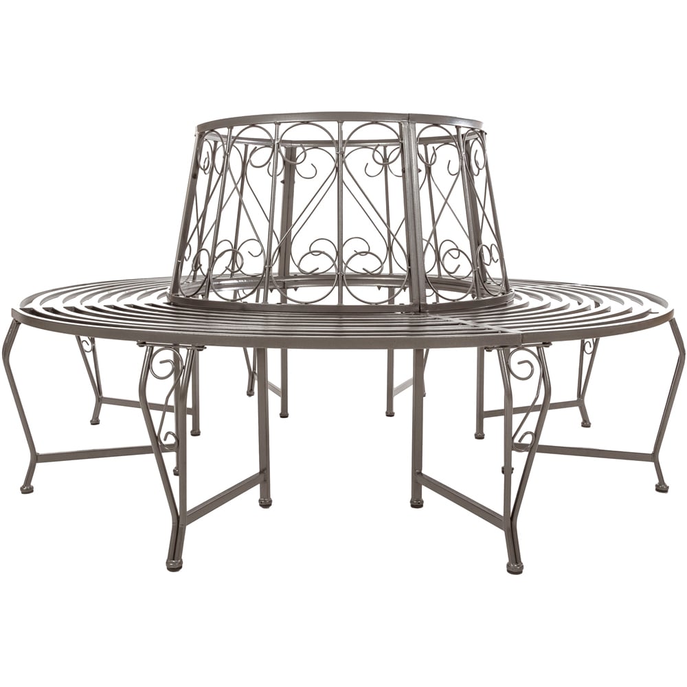tectake Enyd Circular Tree Bench Image 3