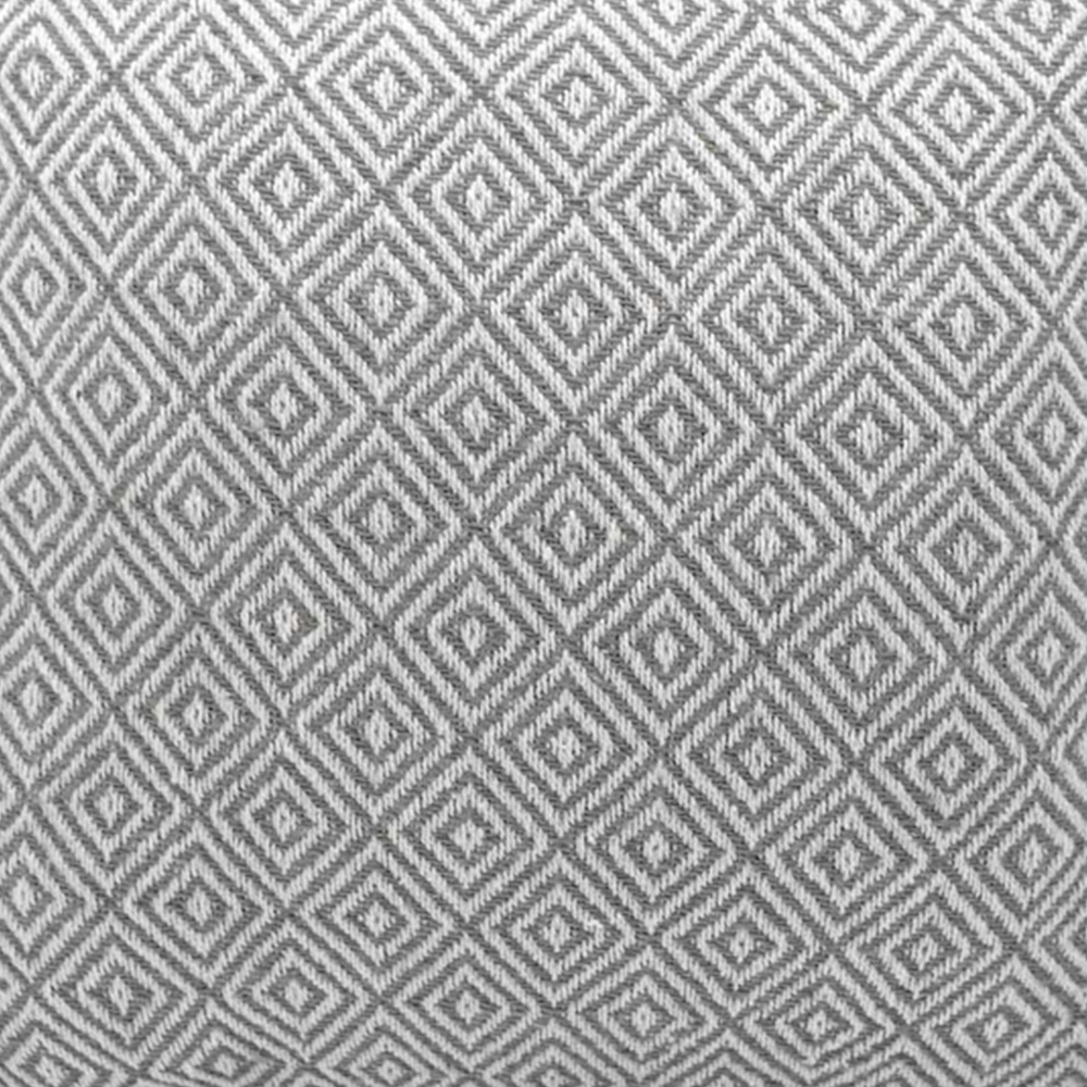 Velosso Diamond Charcoal Grey Filled Cushion 43 x 43cm 2 Pack Image 2