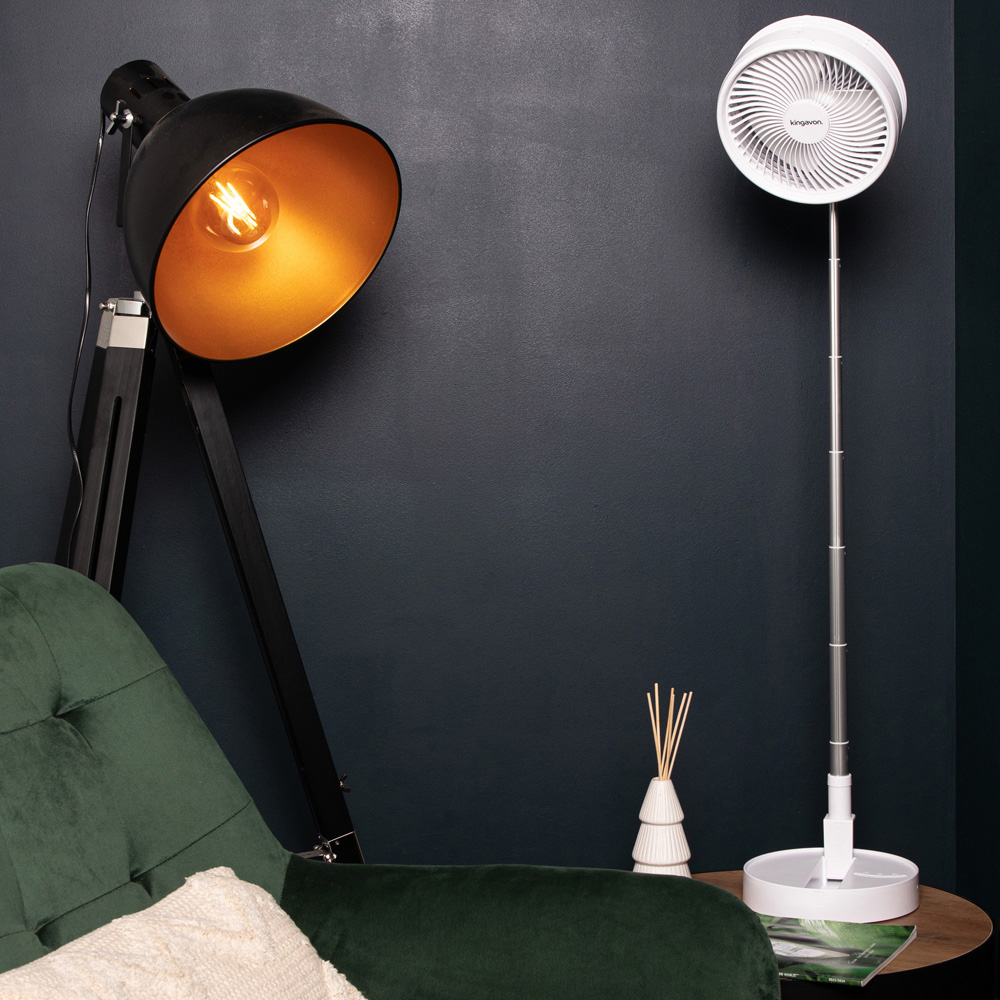 Samuel Alexander White Telescopic Cooling Fan 39 inch Image 7