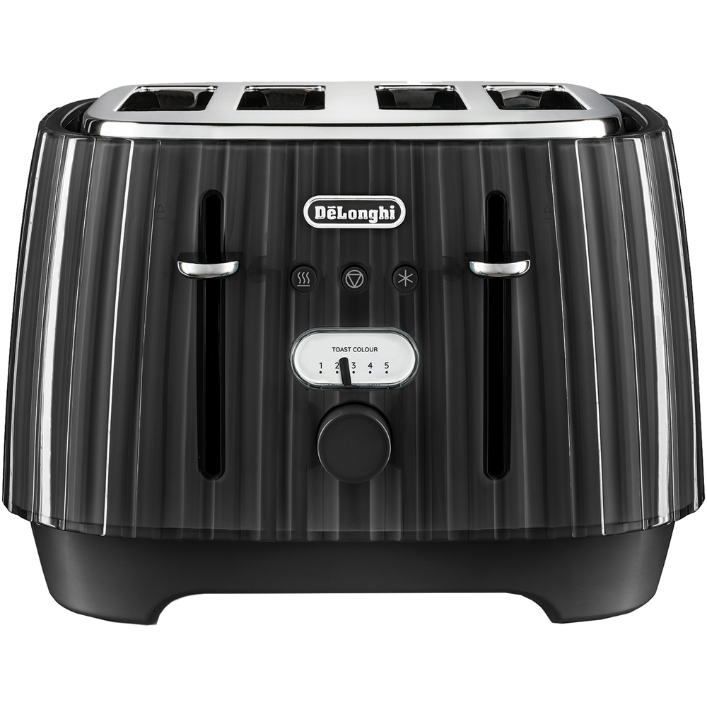 De'Longhi Ballerina DL3002 Black 4 Slice Toaster Image 3
