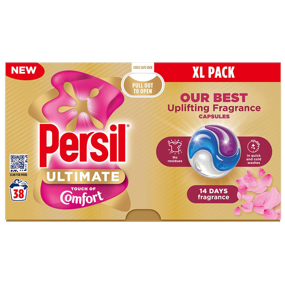 Persil Uplifting Fragrance Washing Capsules 38 Washes 5 Pack Image 2