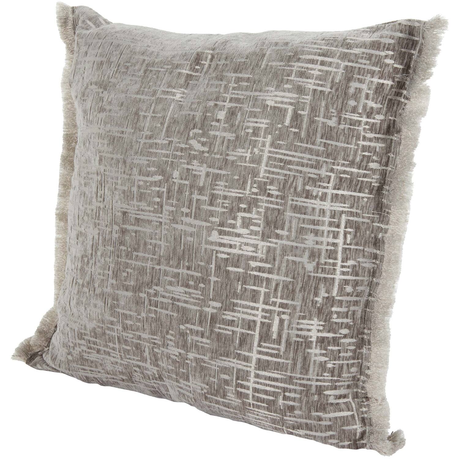 Beeston Chenille Cushion - Grey Image 2