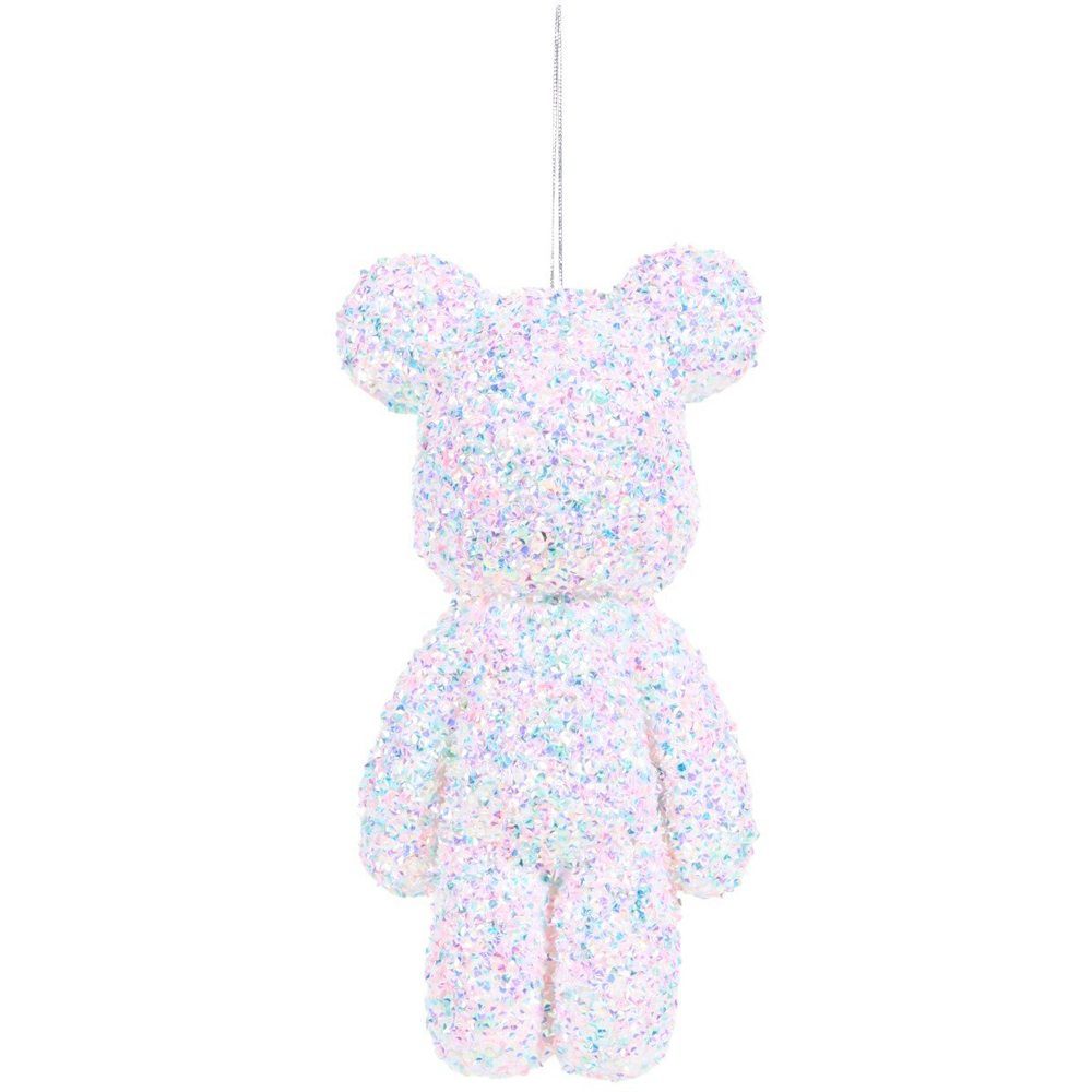 Glitter Bear DecorationMulticolour Image 4