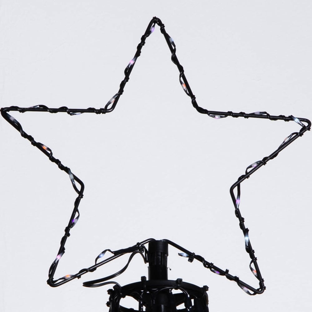 Samuel Alexander 835 Cool and Warm White LED Multi-Function Pyramid Christmas Cone Tree 8ft Image 6