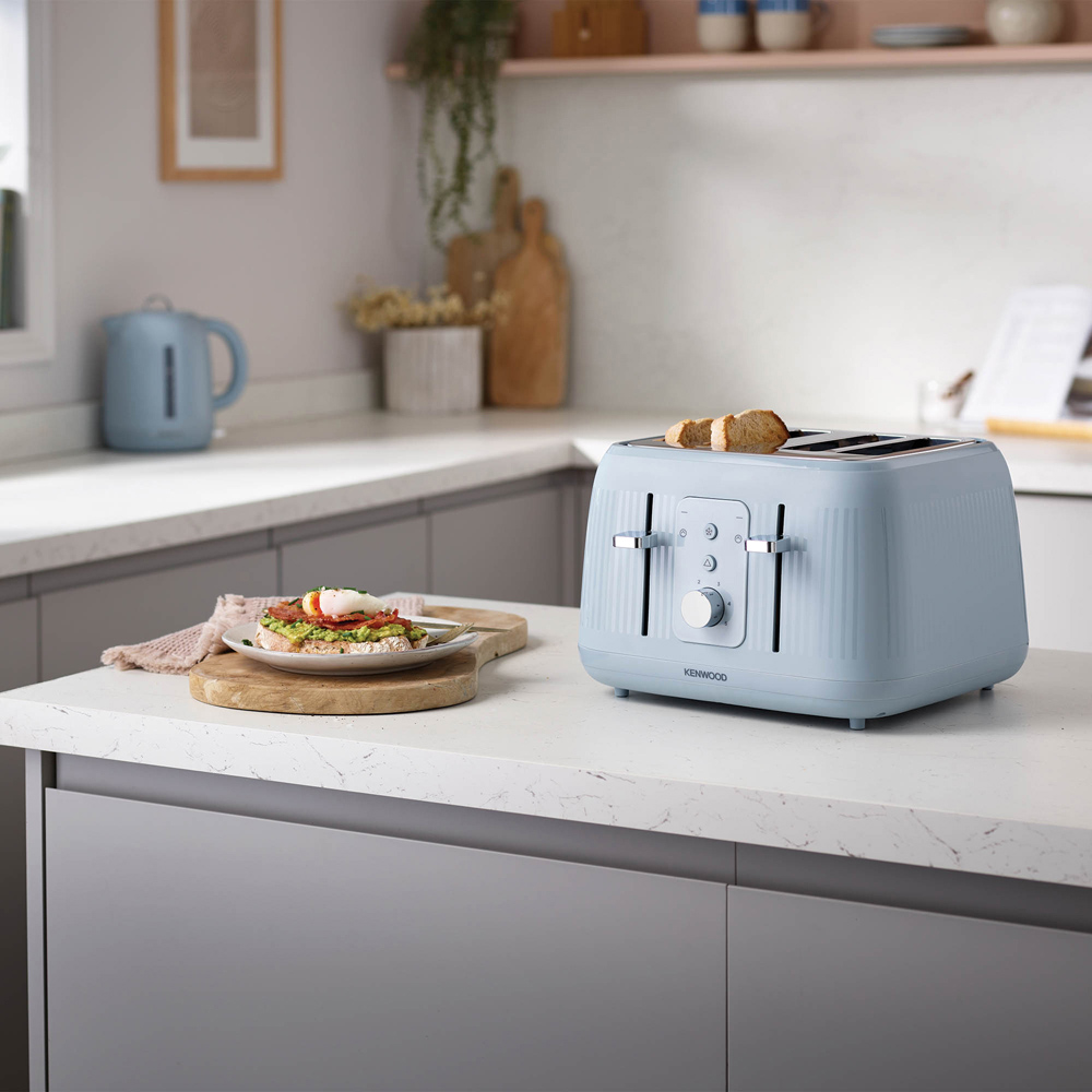 Kenwood TFP09.000BL Stone Blue Dawn 4 Slice Toaster Image 5