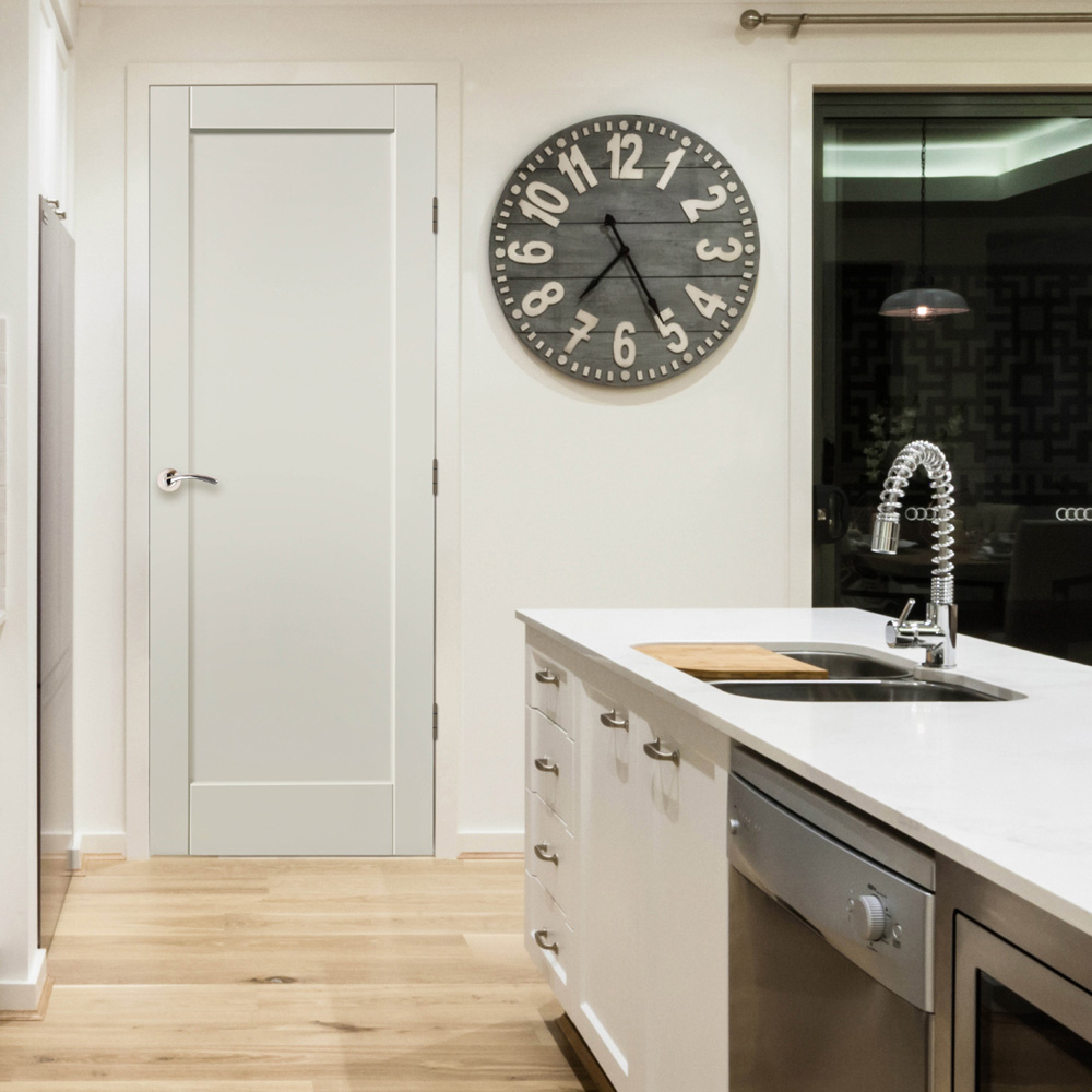 JB Kind Antigua White Primed FD30 Internal Door 1981 x 762mm Image 2