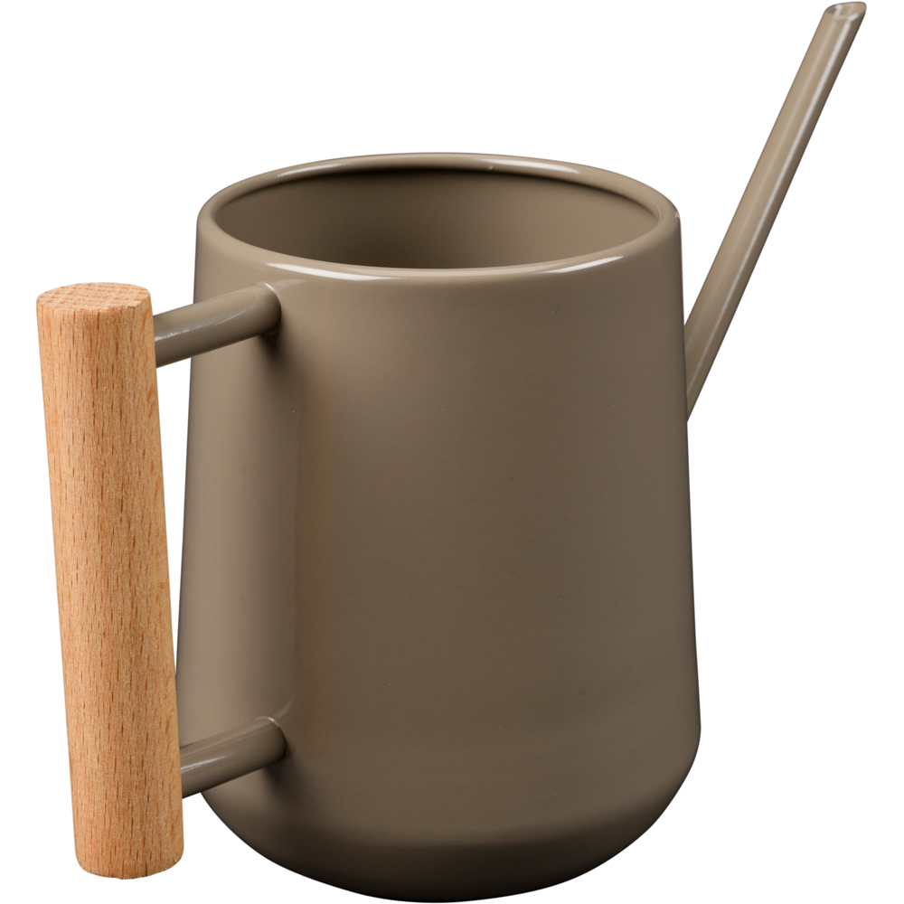 Burgon & Ball Truffle Steel Indoor Watering Can with Beech Wood Handle 700ml Image 5