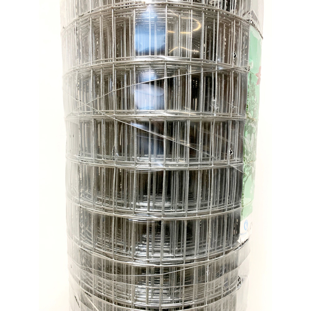 Inspirational Gifting Weld Mesh Square Galvanised Wire Dog Fence Roll 2 Inch 90cm x 30m Image 3