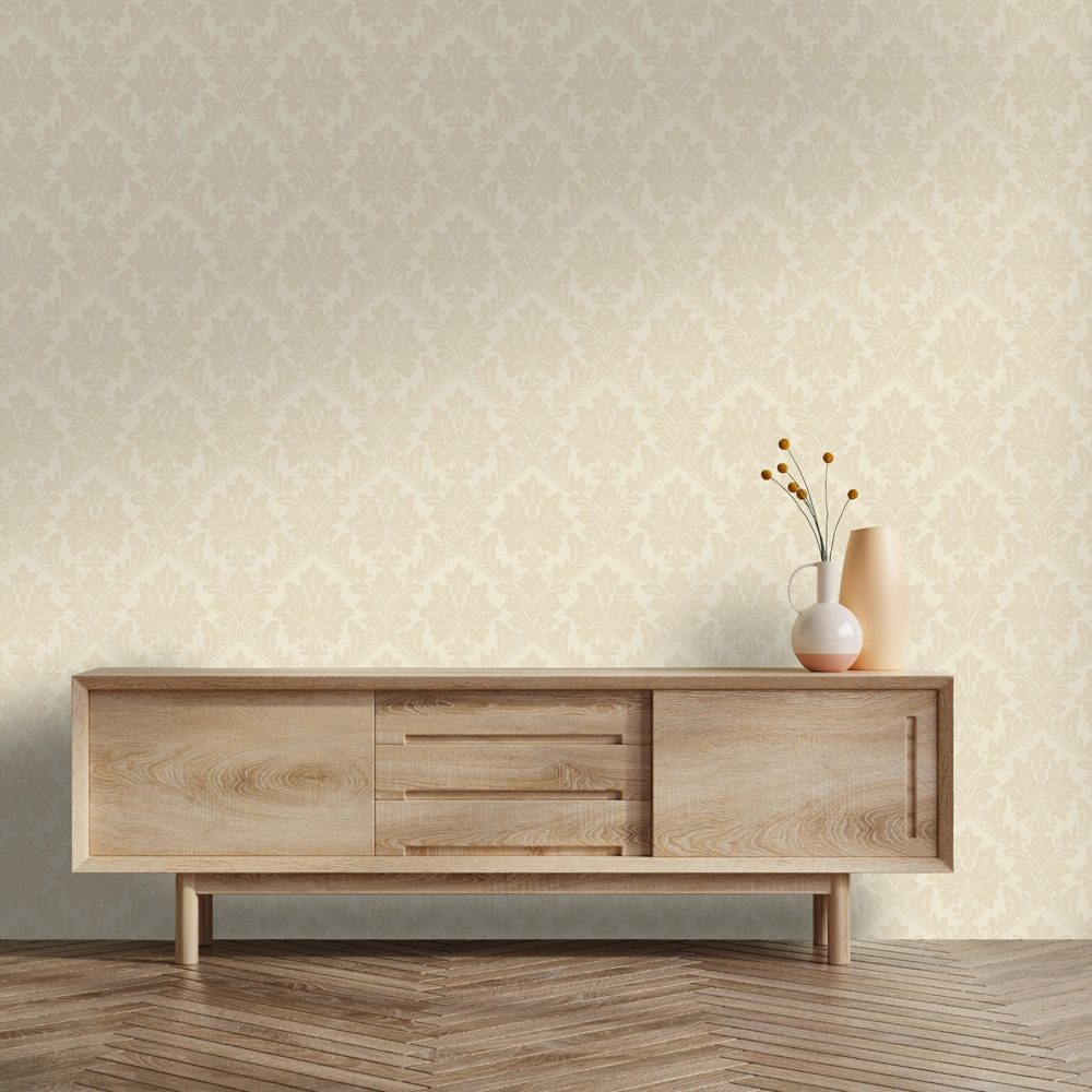 Grandeco Pattano Classical Luxury Damask Gold Wallpaper Image 2