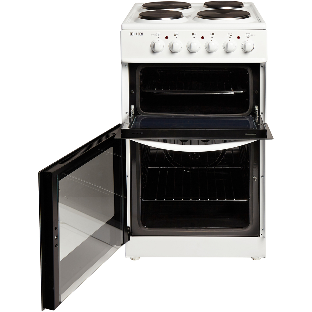 Haden HEST50W Twin Cavity 26 and 52L Static Oven Electric Cooker 50cm Image 3