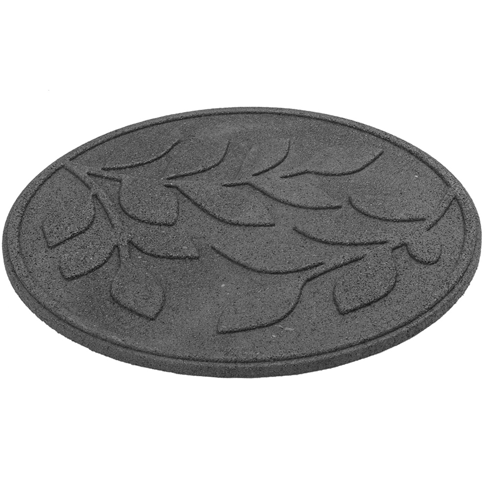 Nicoman Grey Leaves Reversible Garden Stepping Stone 46cm 4 Pack Image 4