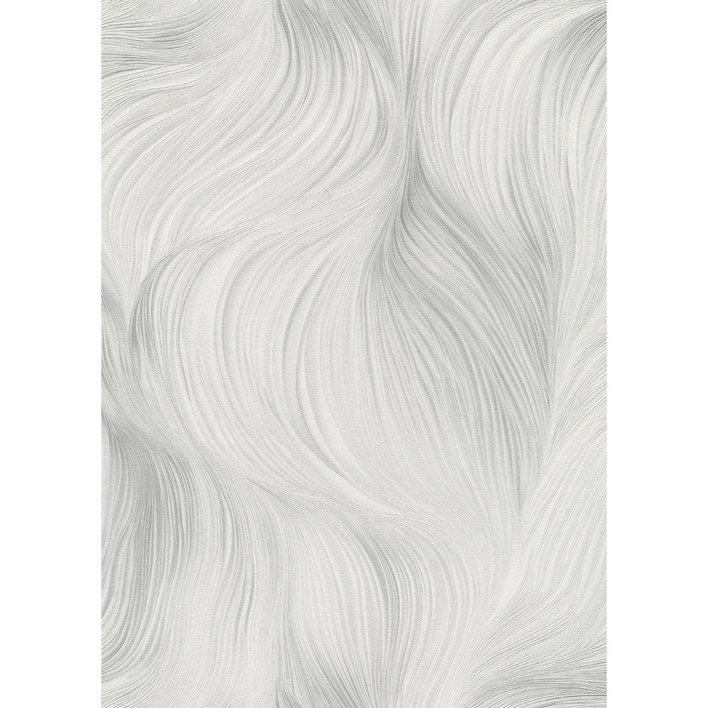 Erismann Waves of Light Grey Vinyl Wallpaper Image 4