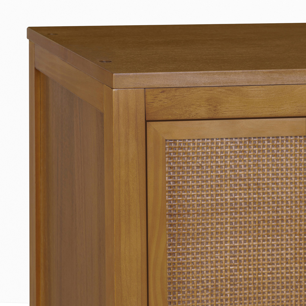 Teamson Home Hatteras 2 Door 3 Drawer Natural Linen Cabinet Image 5
