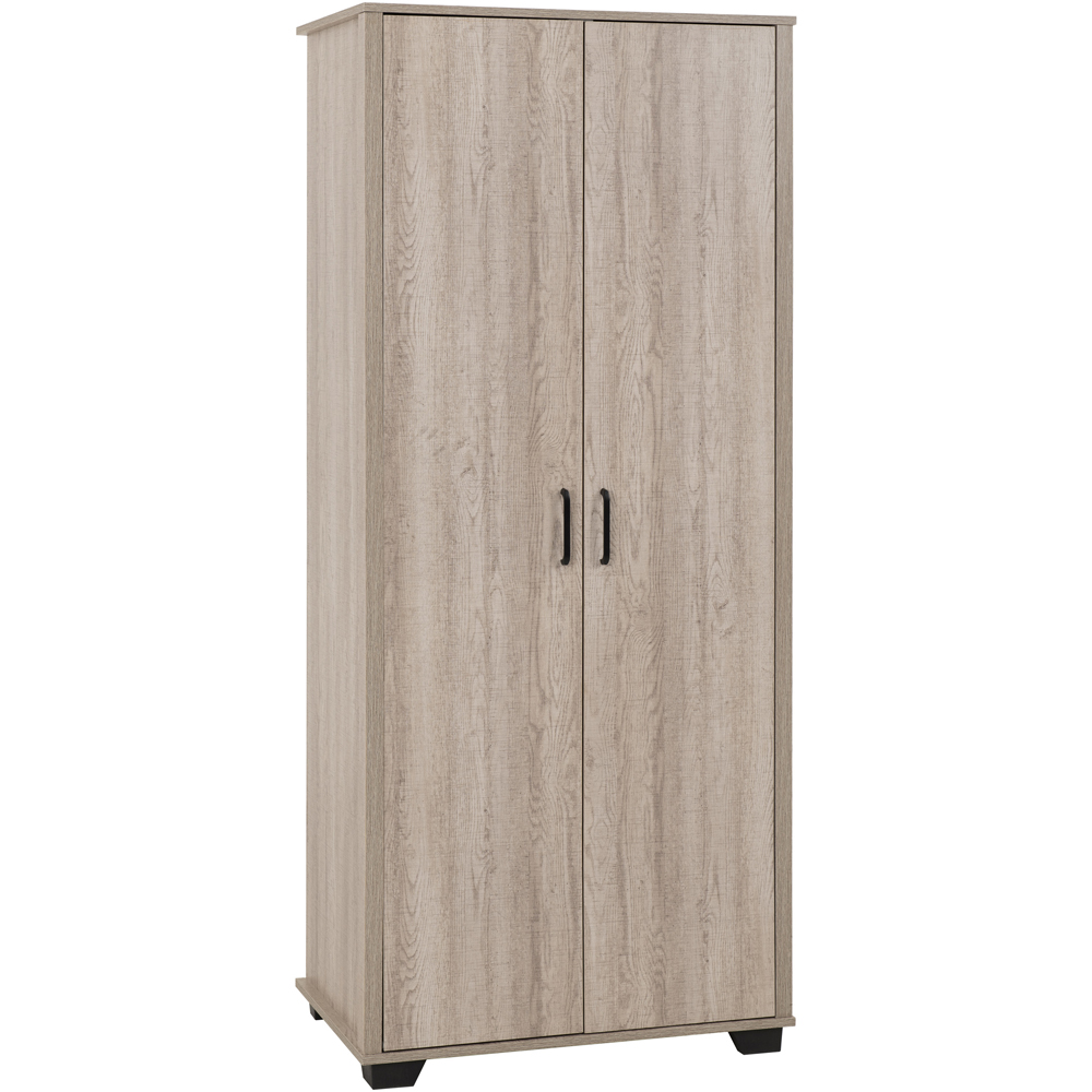 Seconique Oliver 2 Door Light Oak Effect Wardrobe Image 2