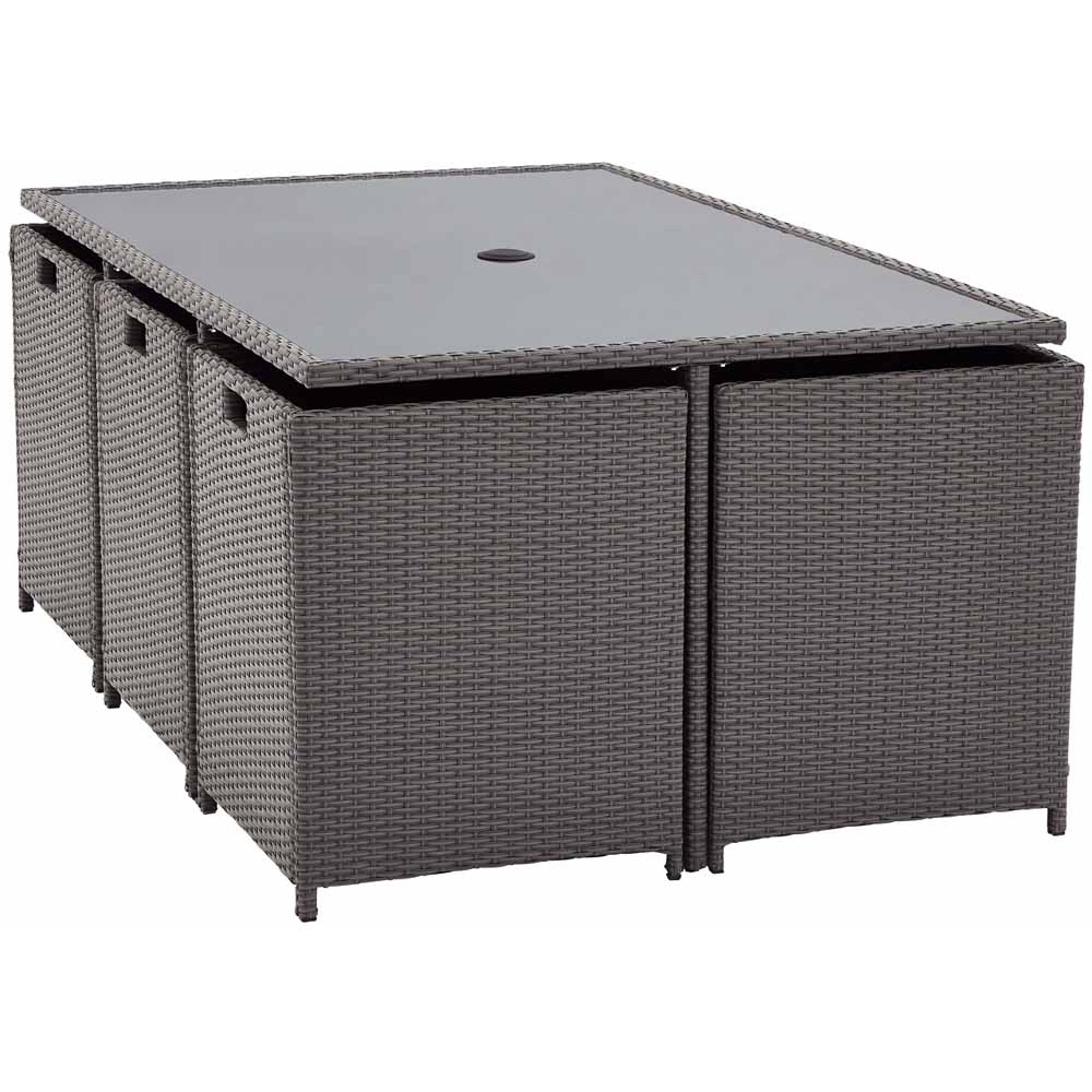 Nevada Grey 6 Seater Cube Set Image 4