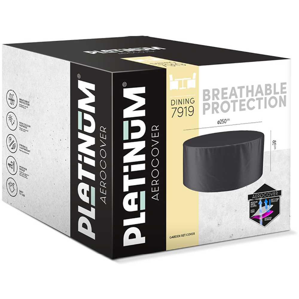 Platinum AeroCover Waterproof Round Dining Set Cover 85 x 250 x 250cm Image 2