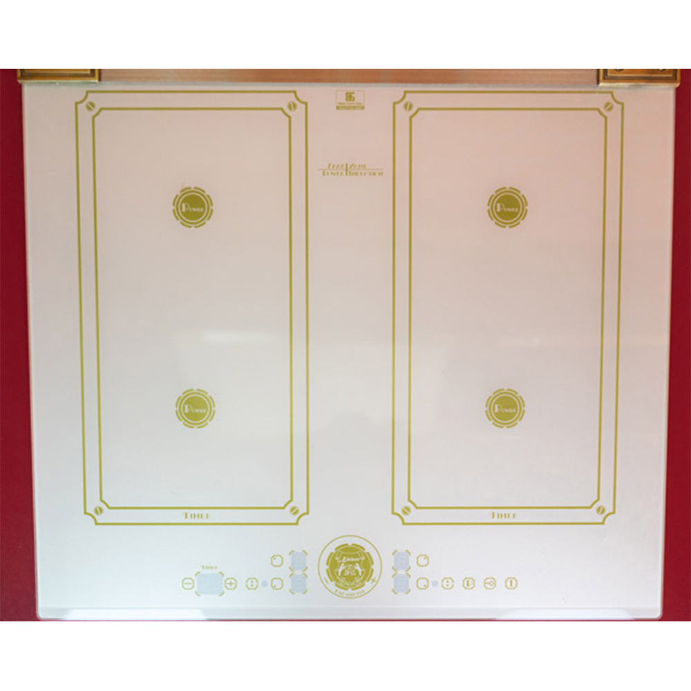 Kaiser Art Deco Ivory Glass Free Zone Touch Control Induction Hob 59cm Image 2