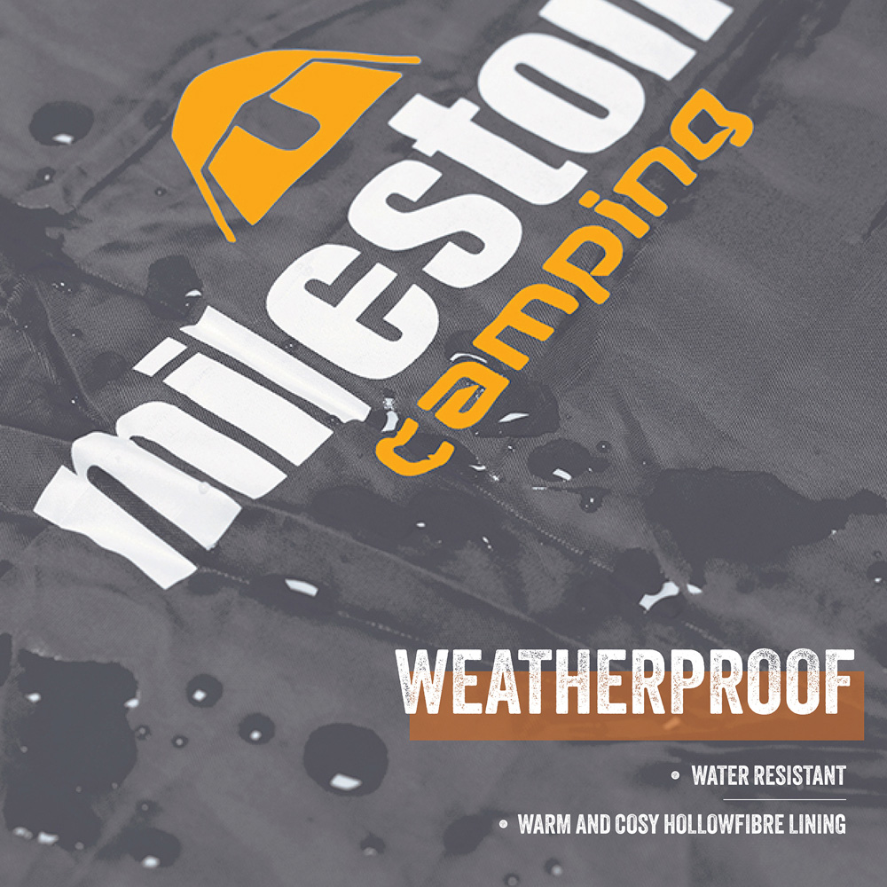 Milestone Camping 2 Seasons Single Envelope Sleeping Bag Image 6