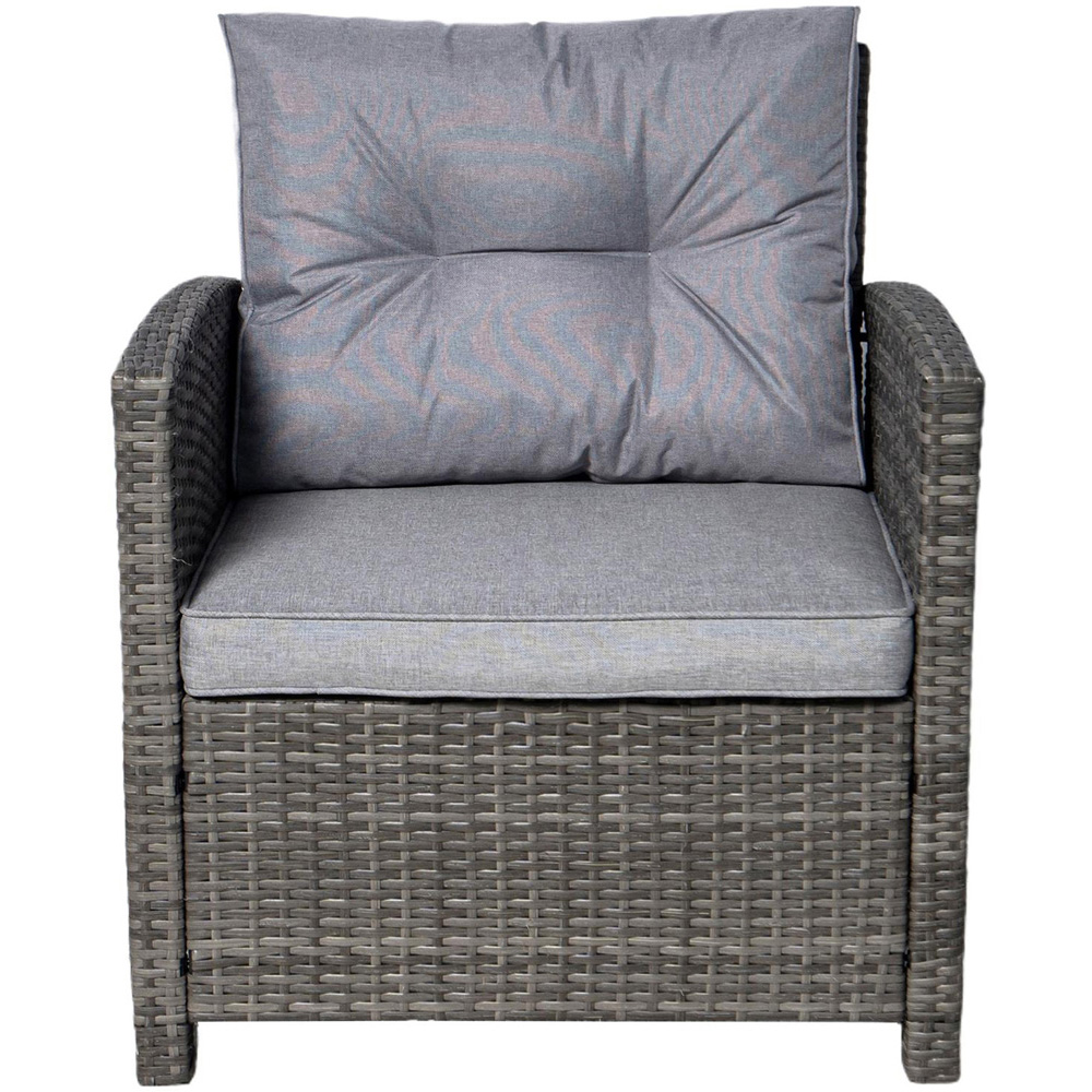 RayGar Vinci 4 Seater Rattan Garden Lounge Set Image 4