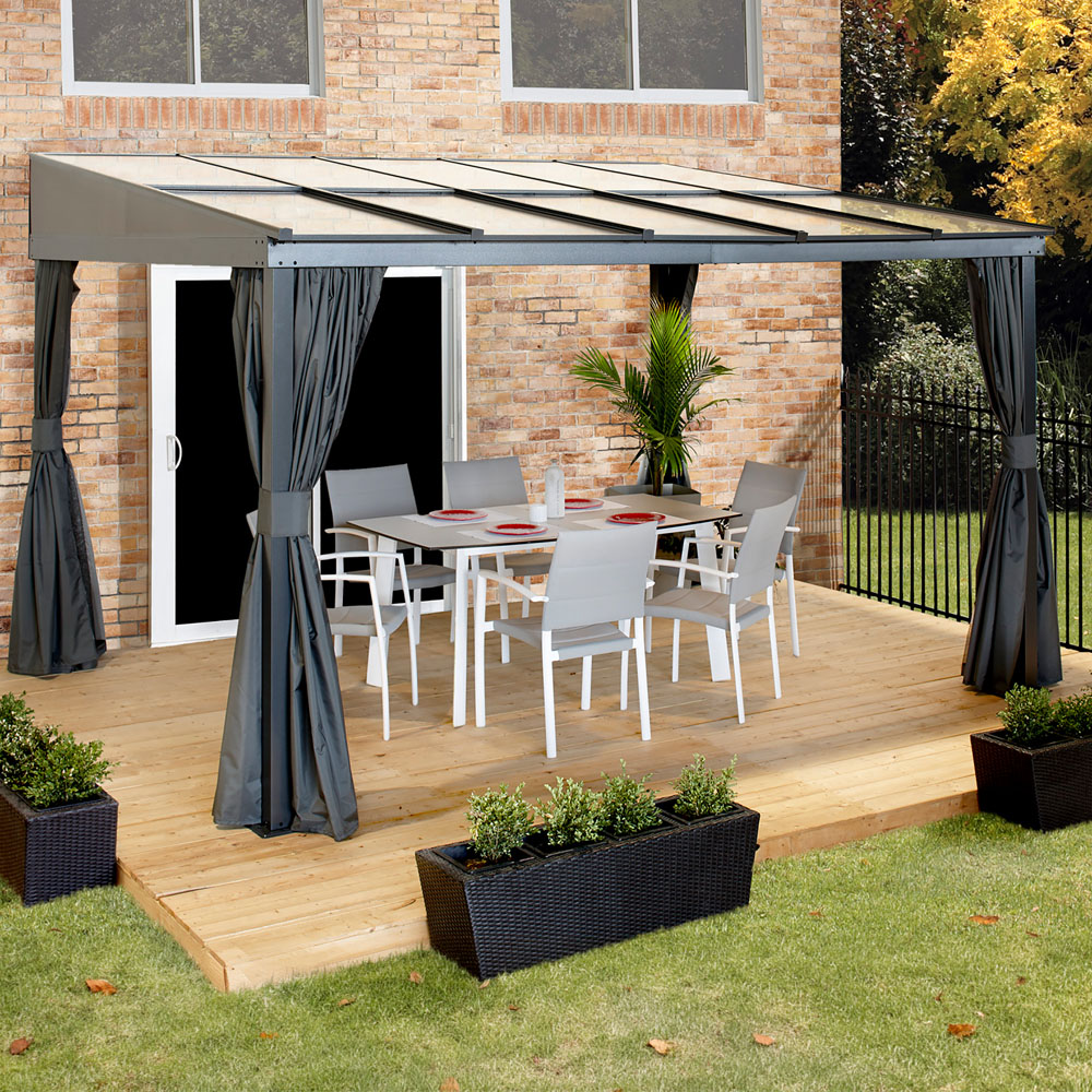 Sojag Pompano 3 x 3m Grey Patio Cover Image 8