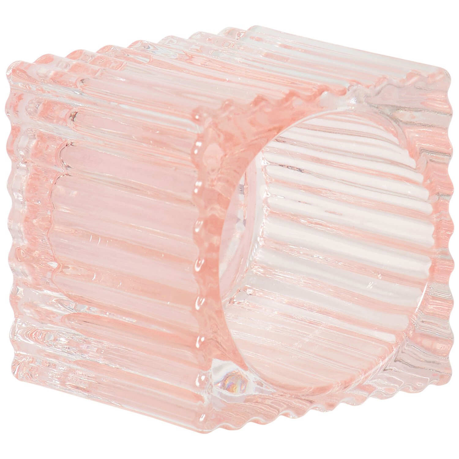 Ribbed Tealight Holder Image 6