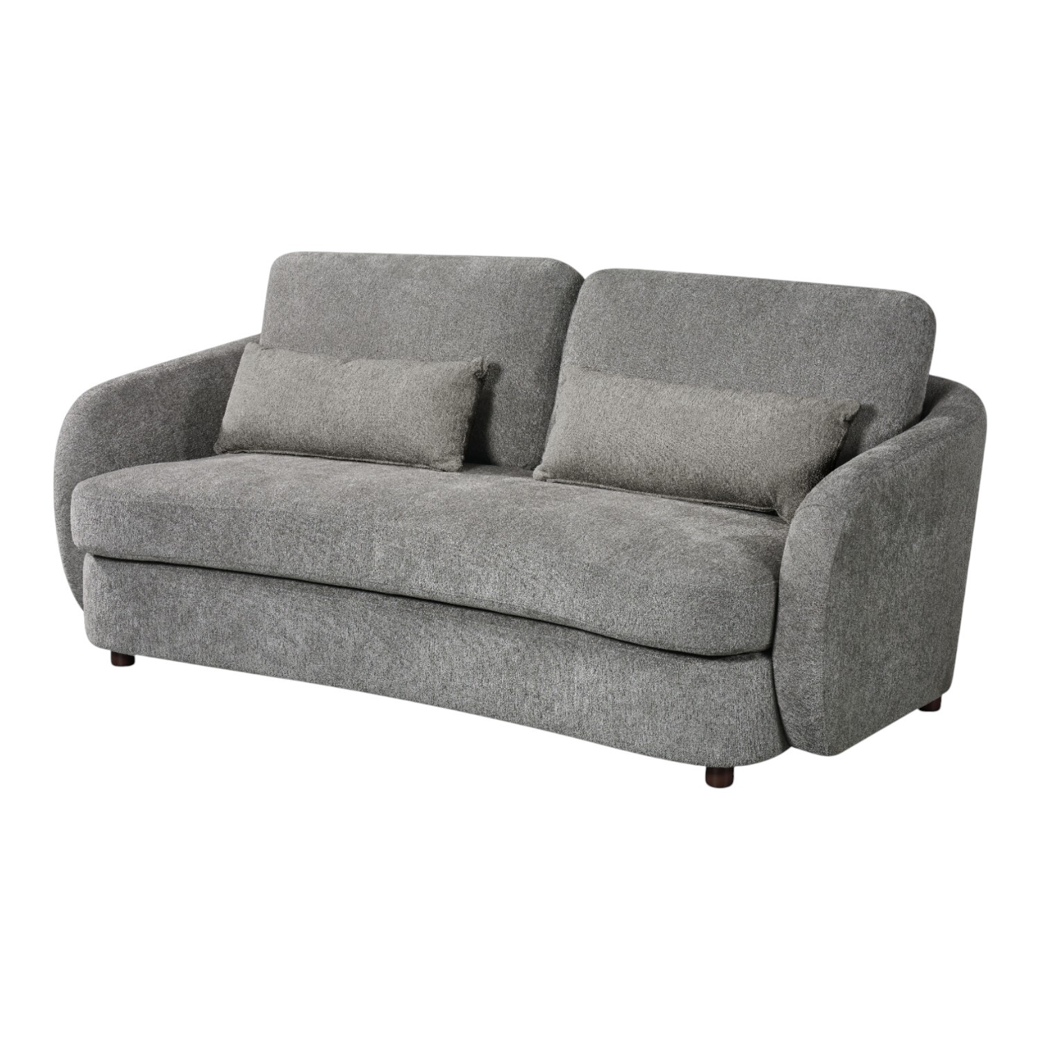 3 Seater Grey Mabel Sofa Image 2