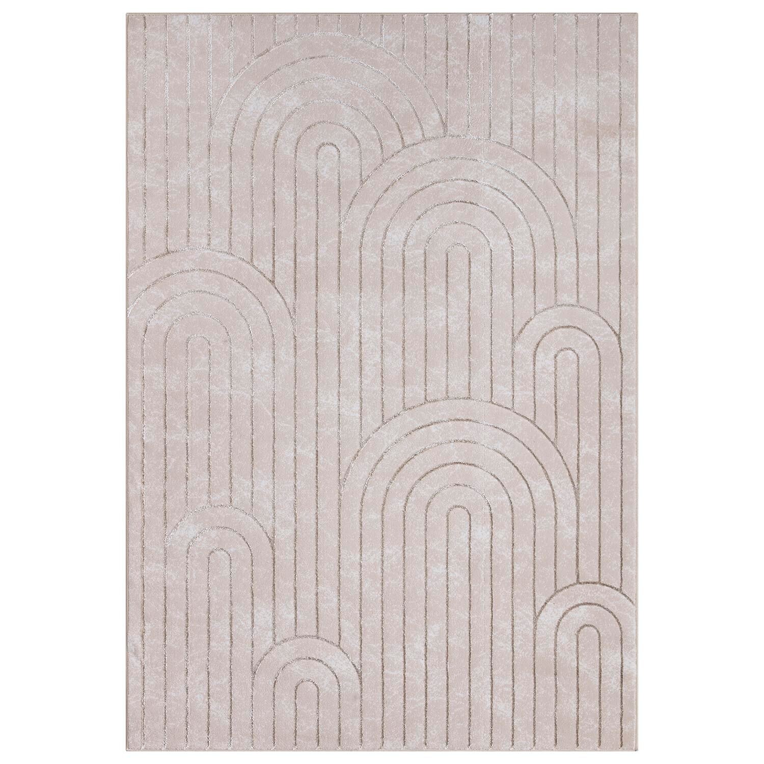 Deco Beige Arch Rug 170 x 120cm Image 1