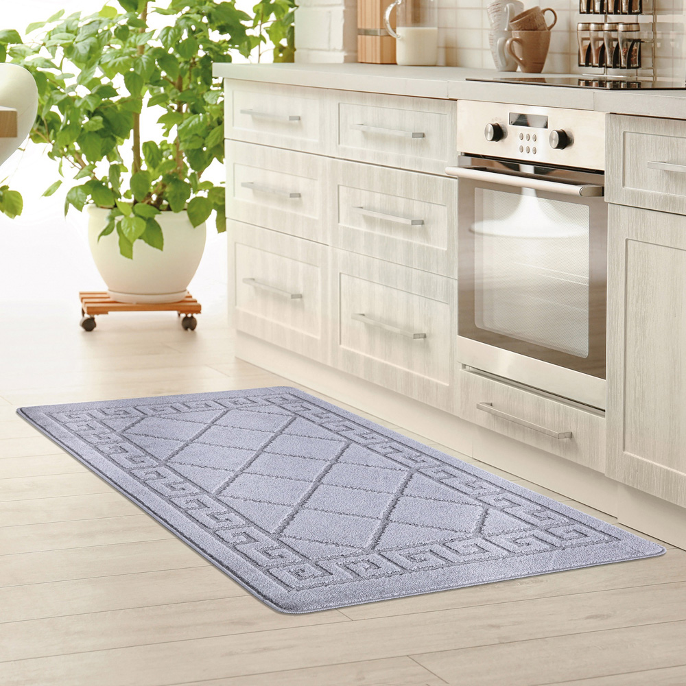 Smart Living Tribela Dark Grey Gel Back Non-Slip Door Mat 50 x 80cm Image 3