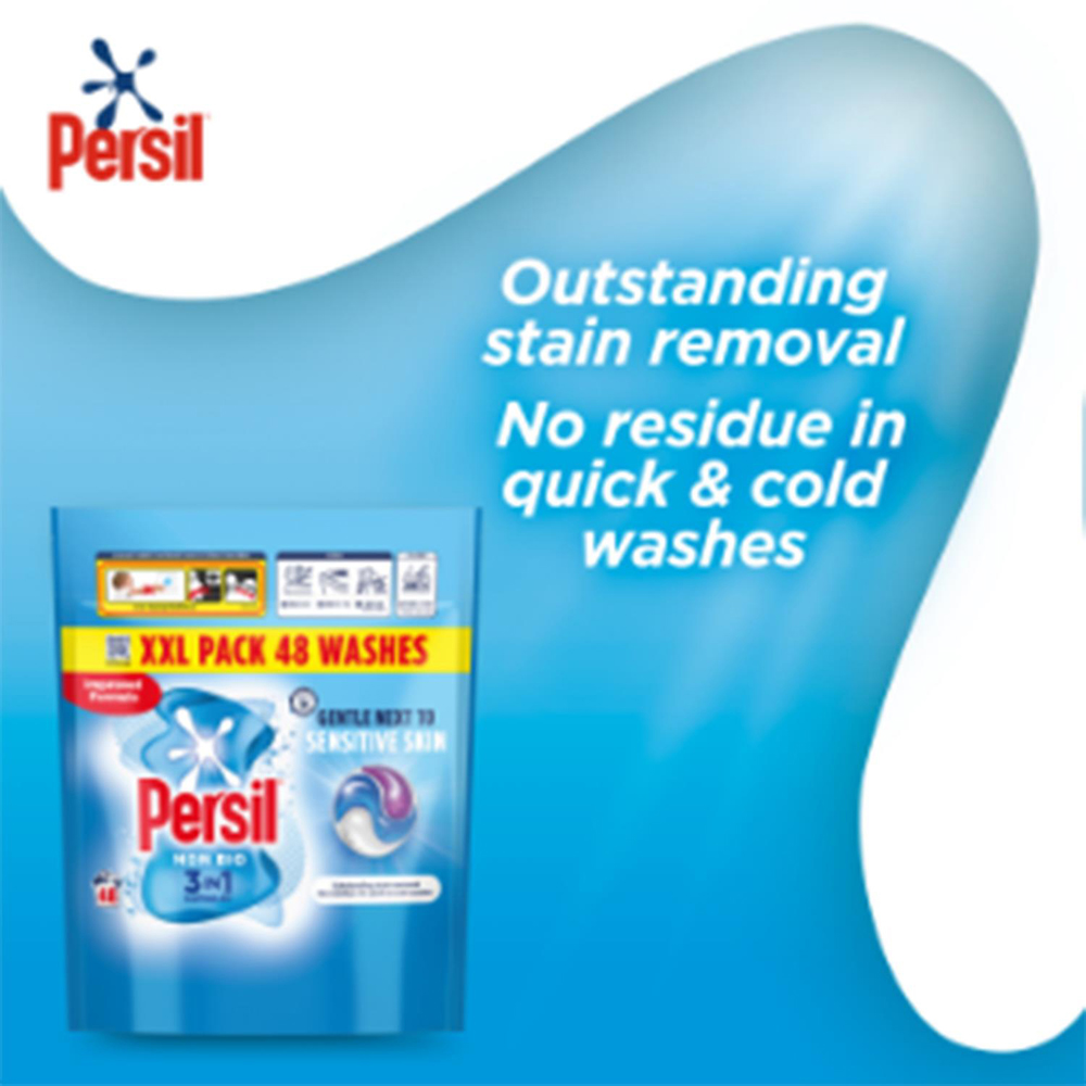 Persil Non Bio Capsules XXL 36 Washes 1.266kg 2 Pack Image 6