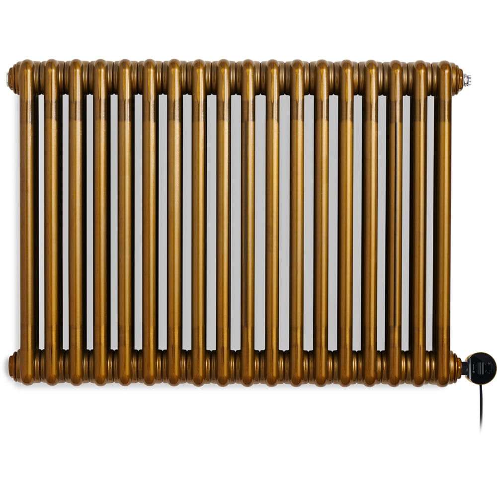 Terma Colorado Wi-Fi Brass Lacquer 3 Column Deep Electric Radiator 1000W 600 x 834mm Image 2