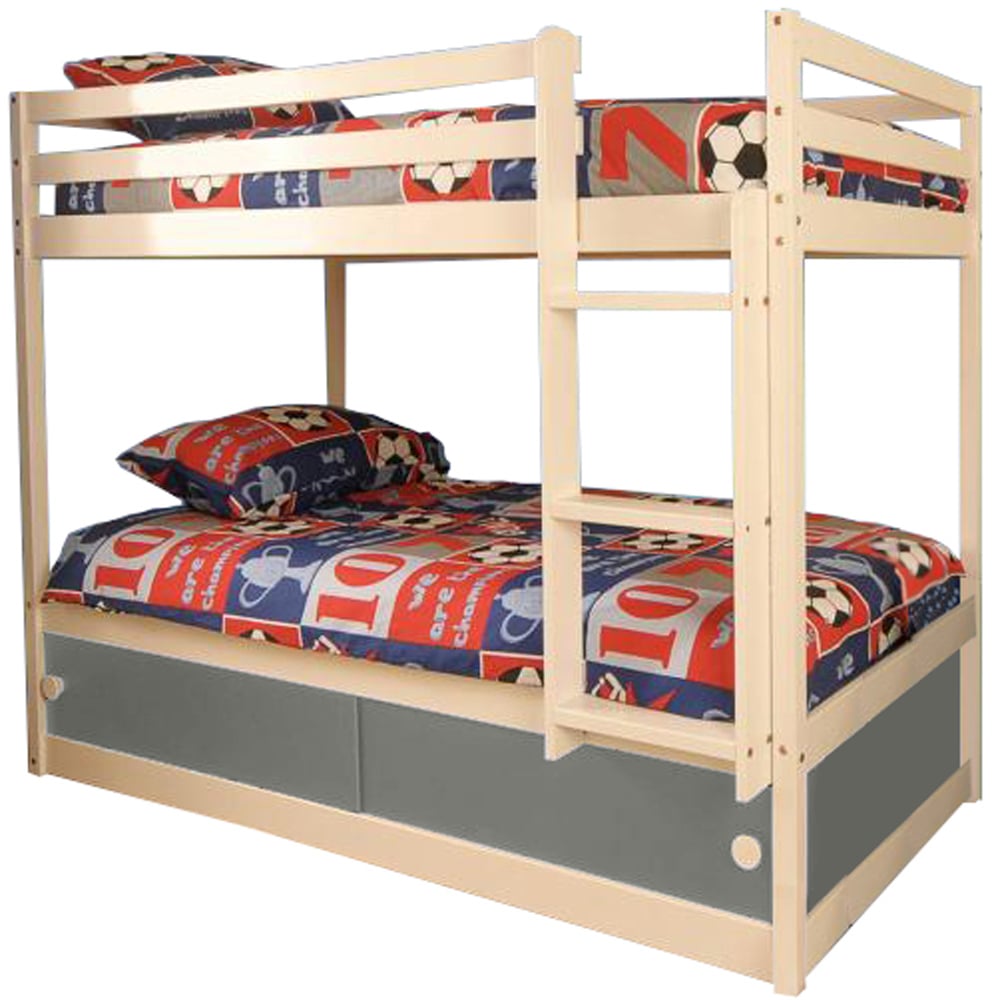 Comfy Living Single Grey Slide Storage Bunk Bed Image 2