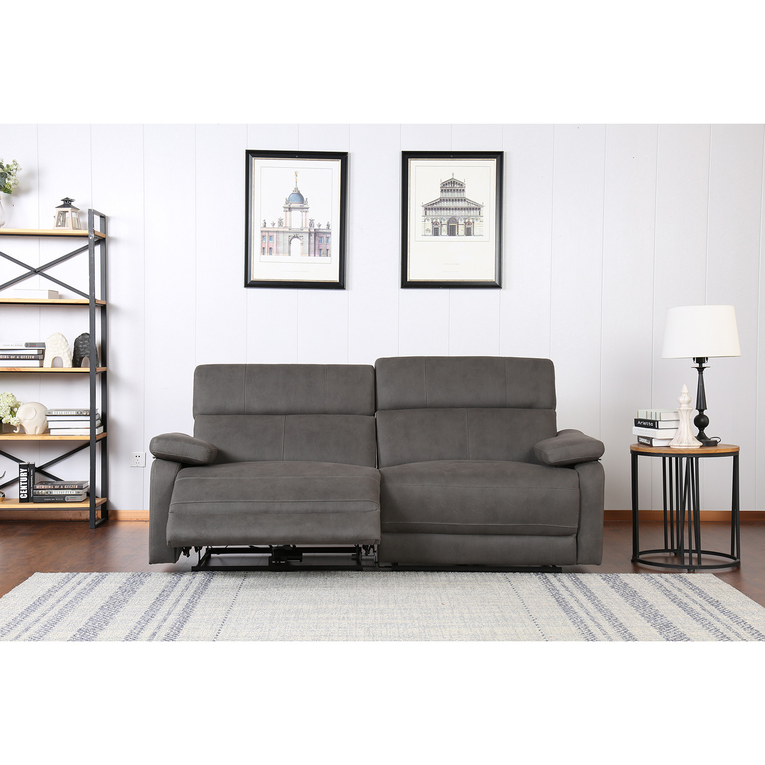 Trinity 3 Seater Electrical Sofa - Grey Image 4