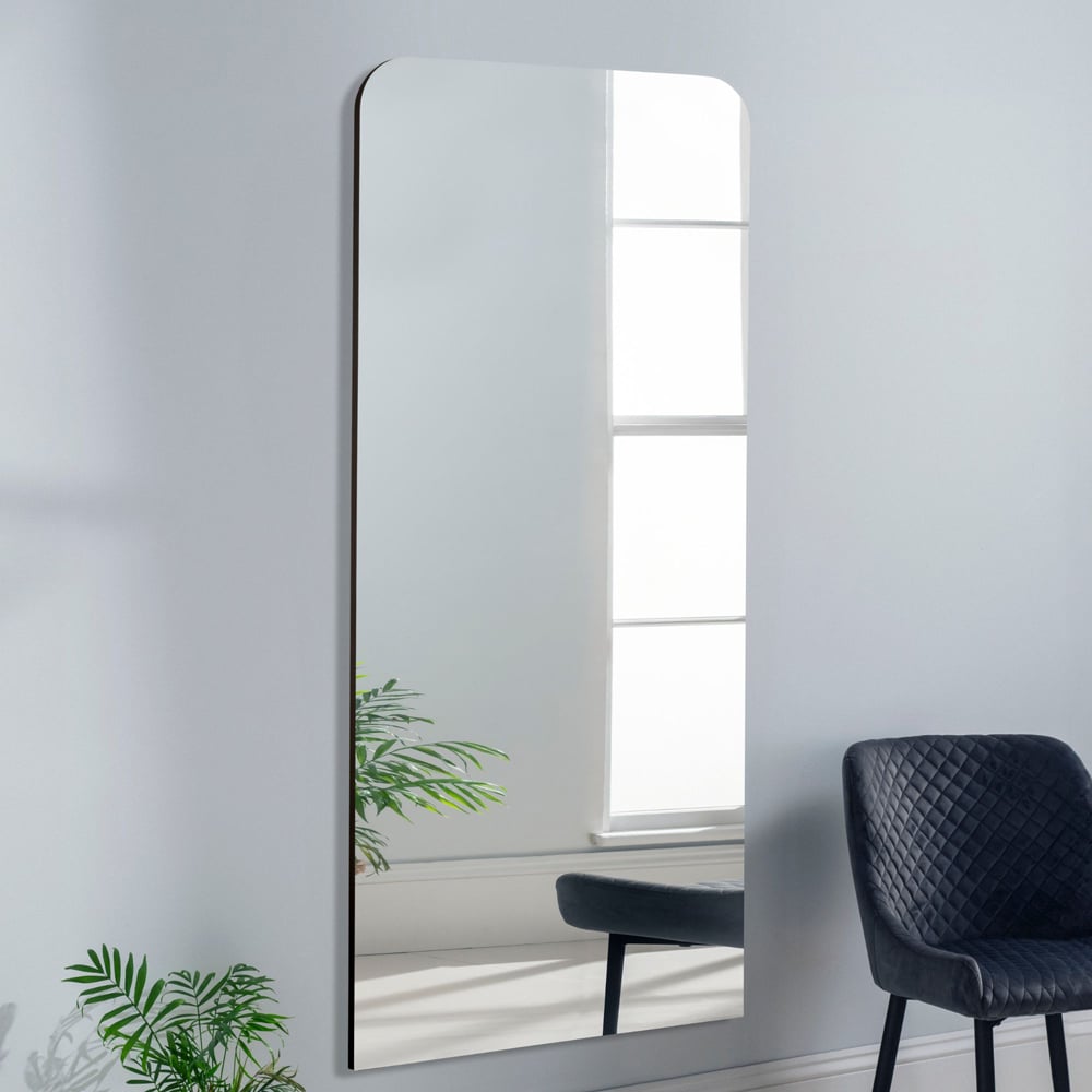 Yearn Black Seamless Over Sized Mirror 180 x 100cm Image 2