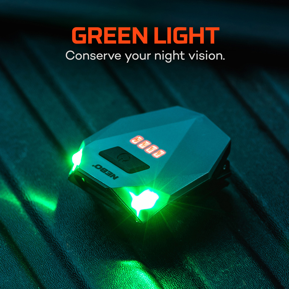 Nebo Einstein Cap 100 100 Lumens Rechargeable Clip-On Cap Light Image 8