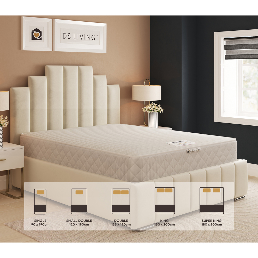 DS Living Aurora Sanctuary Double Gel Enhanced 1000 Pocket Sprung Hybrid Mattress Image 8