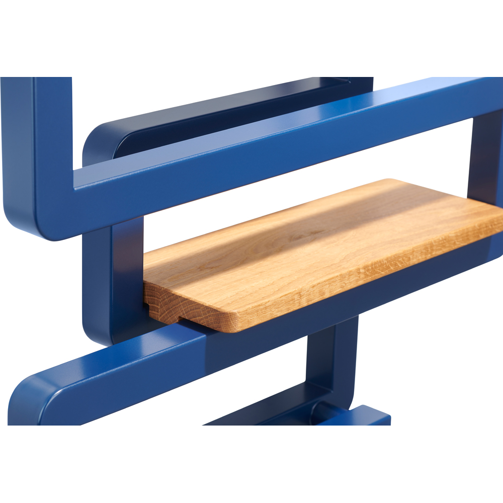 Terma Bookie Denim Blue Heated Towel Rail 655 x 500mm Image 4