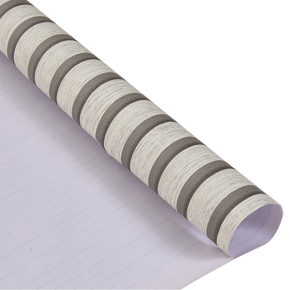 Living and Home 3D Wood Effect Beige Self Adhesive Textured PVC Wallpaper Image 6