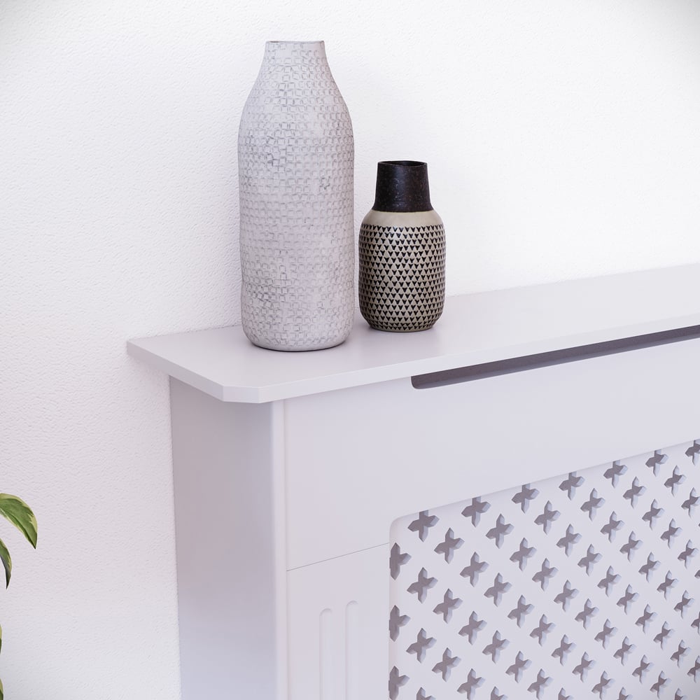 Vida Designs Oxford White Radiator Cover Large Image 5