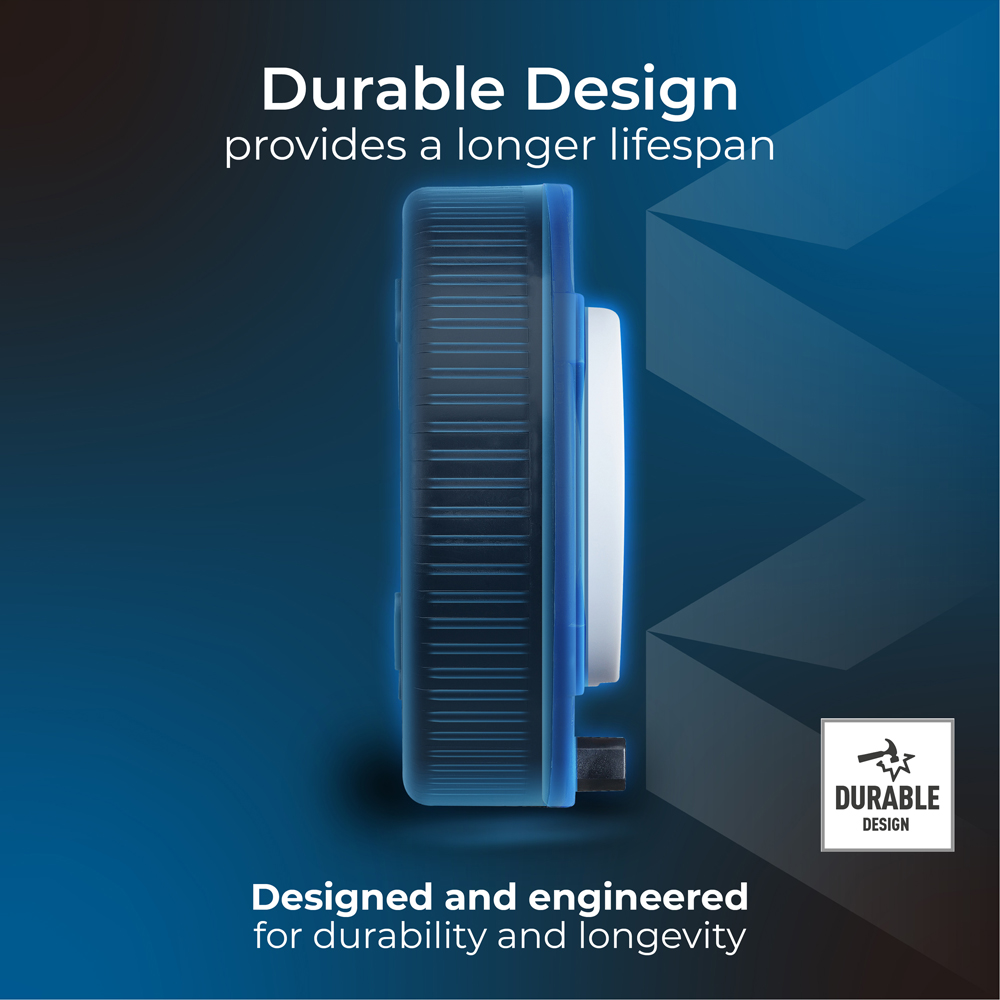 Masterplug Blue 10A 4 Socket Large Cassette Cable Reel 15m Image 8