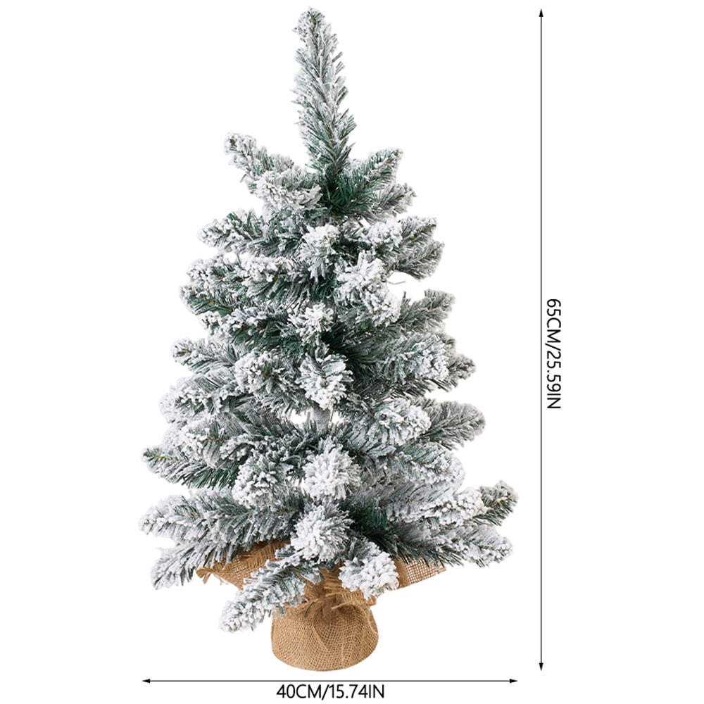 Living and Home Mini Flocked Artificial Christmas Tree 2.1ft Image 8