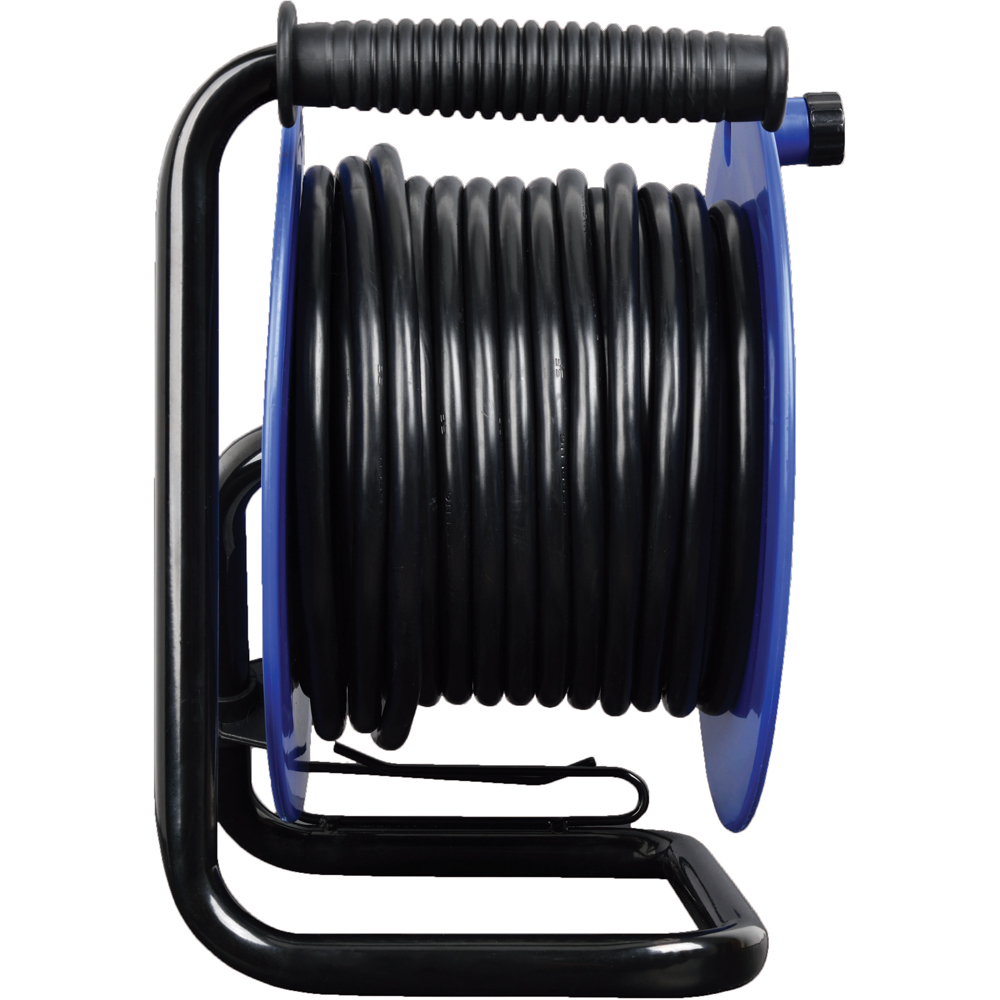 Masterplug Blue 13A 4 Socket Heavy Duty Open Cable Reel 40m Image 3