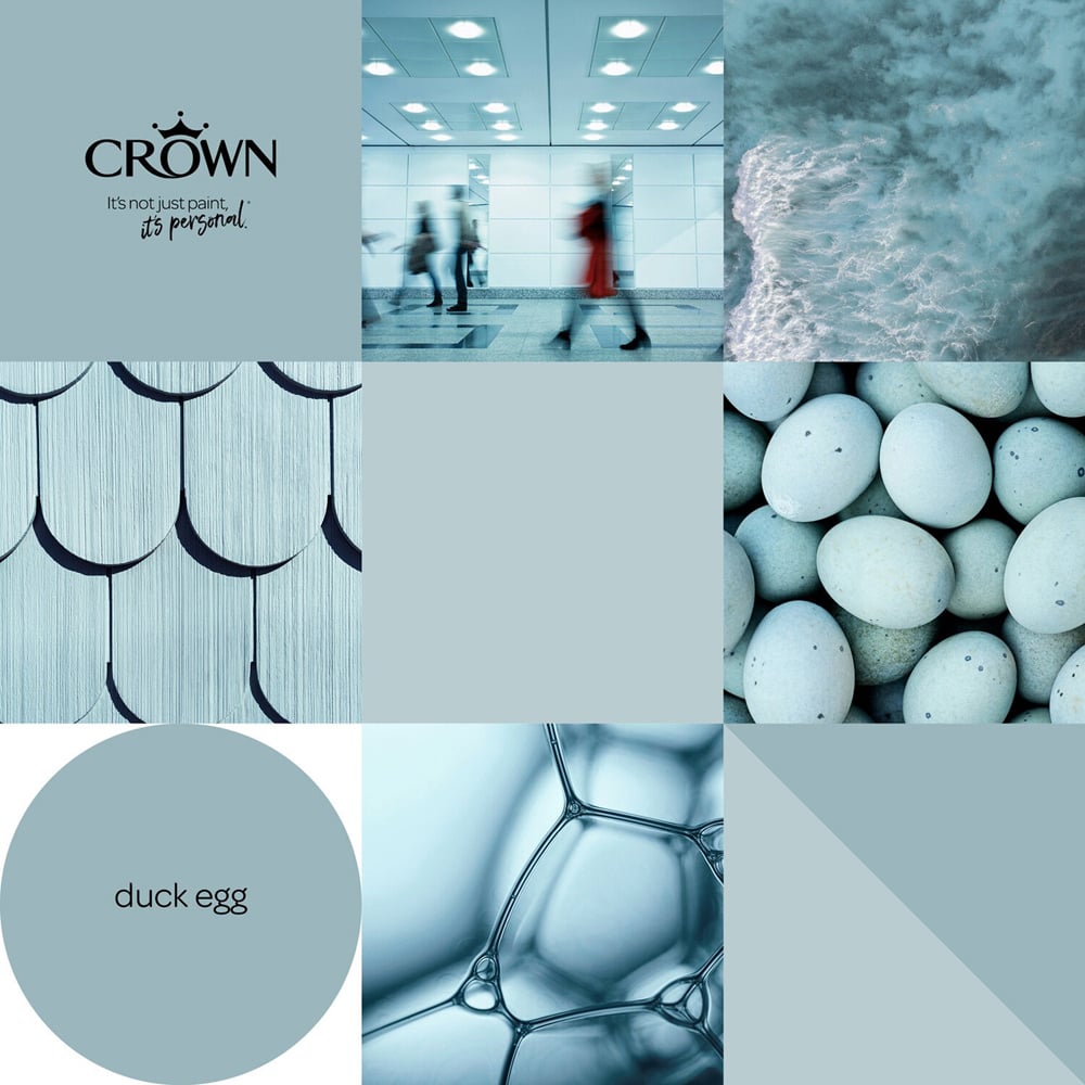 Crown Wall & Ceilings Duck Egg Matt Emulsion 2.5L Image 8
