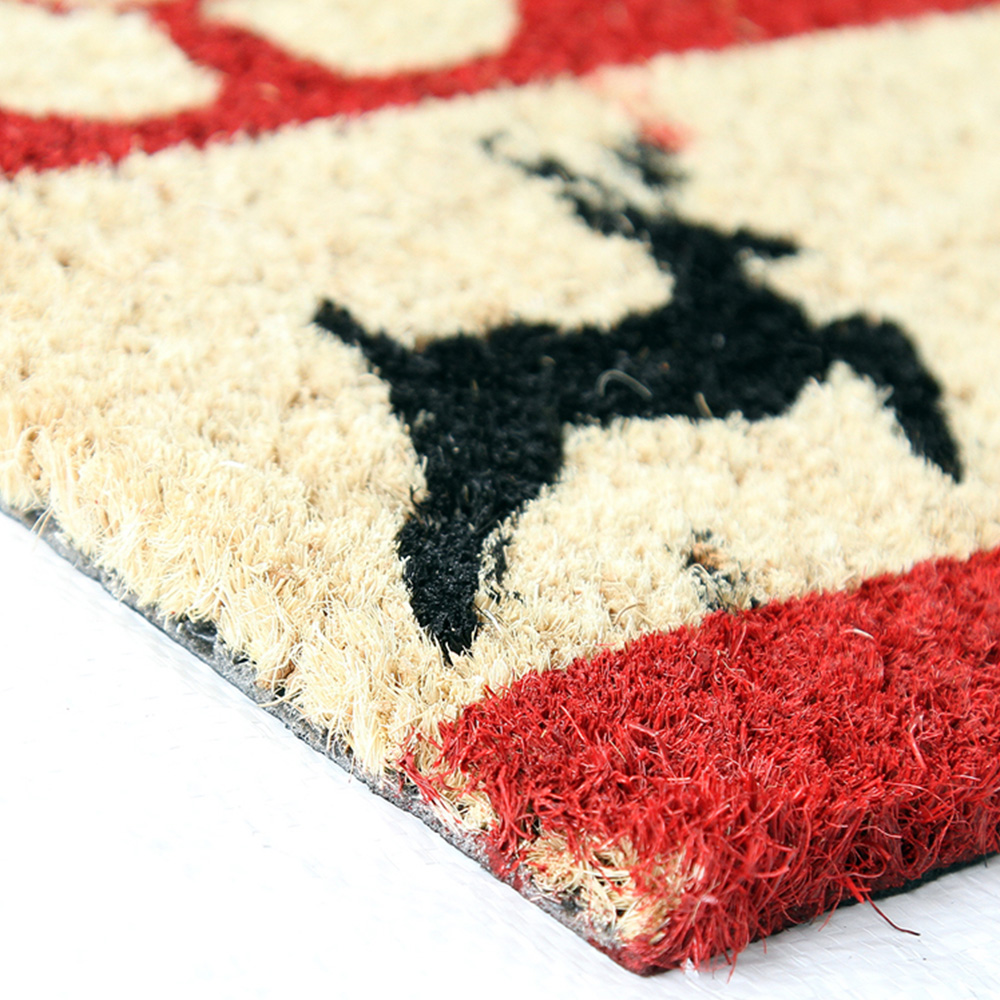 Coco & Coir Vintage Christmas Coir Door Mat 45 x 75cm Image 4