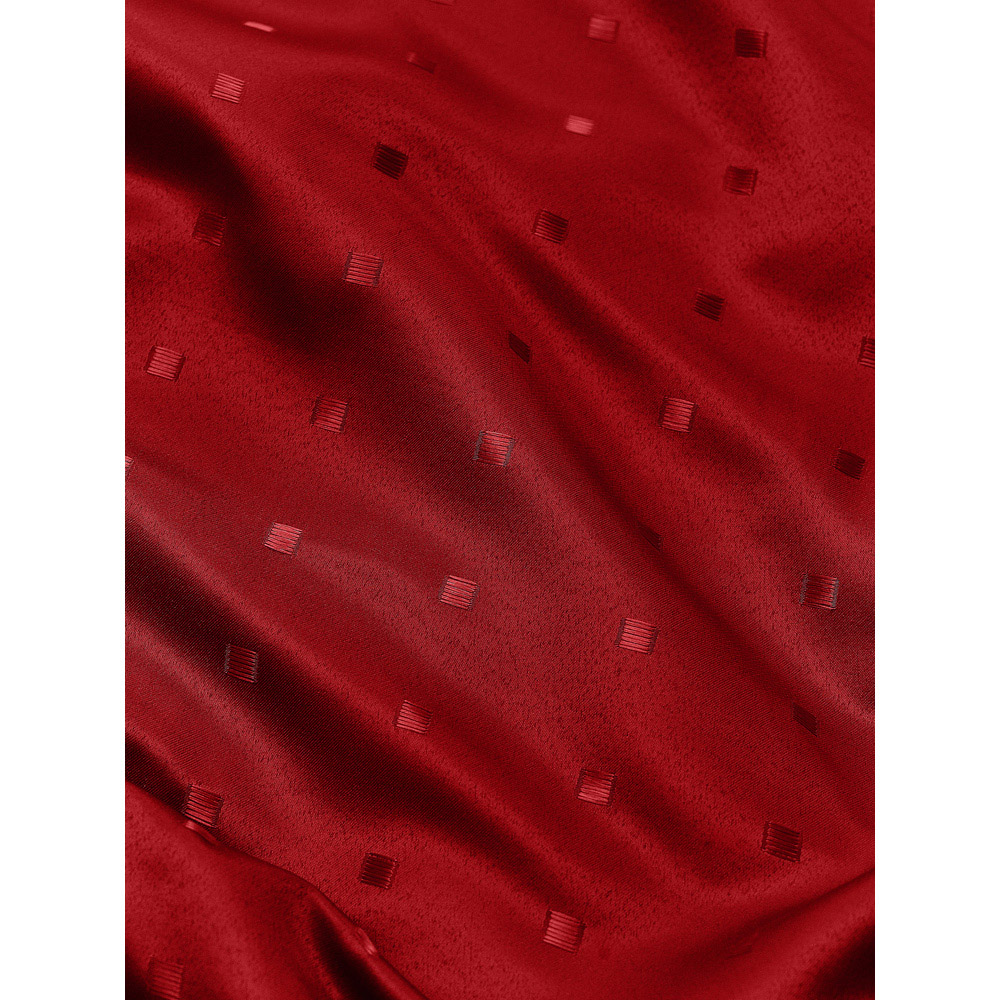 Alan Symonds Madison Red Ring Top Curtain 168 x 137cm Image 7