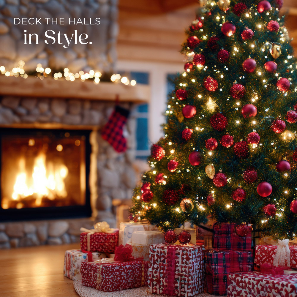 tectake Red Shatterproof Christmas Baubles 24 Pack Image 8