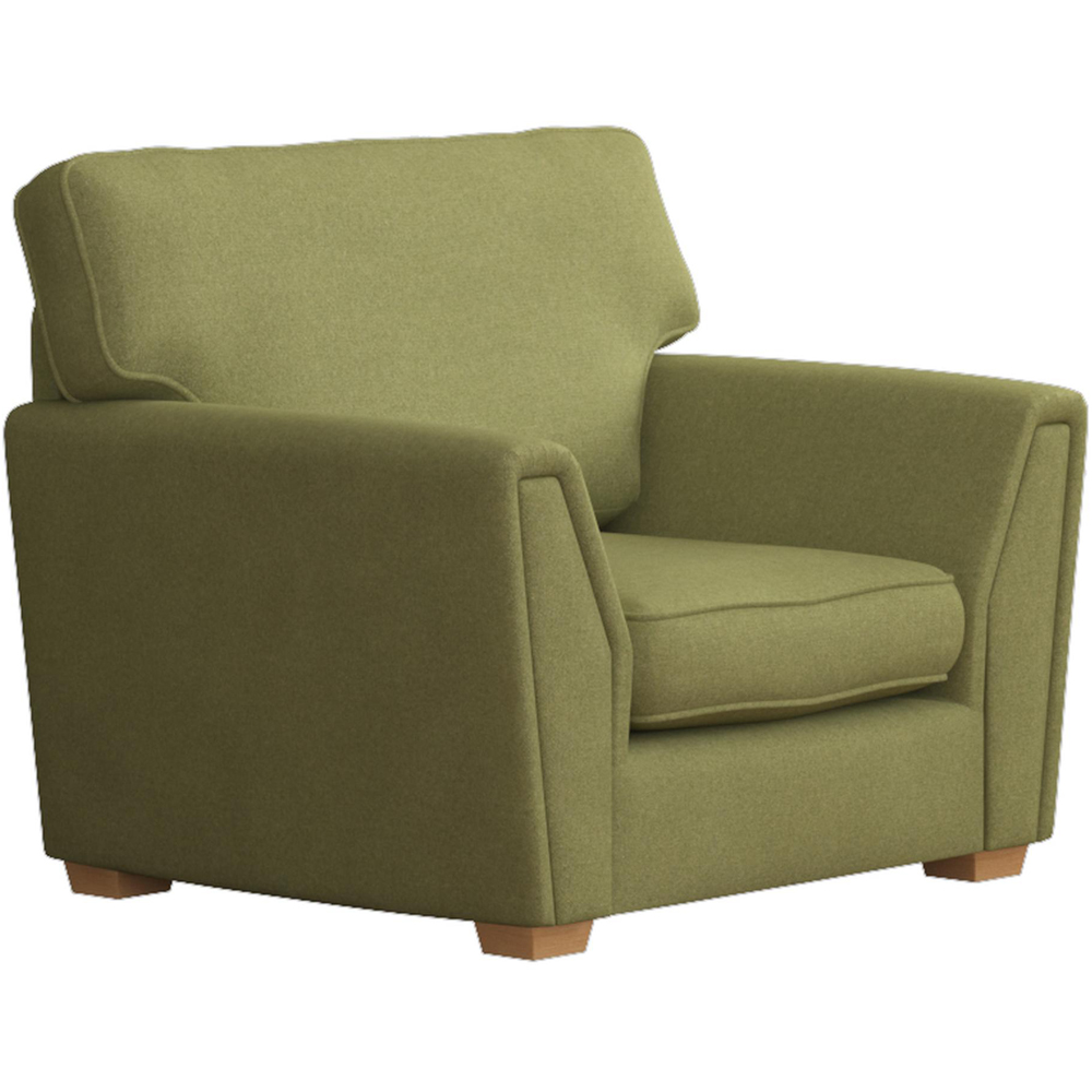 Wendleberry Venice Olive Fixed Back Armchair Image 3
