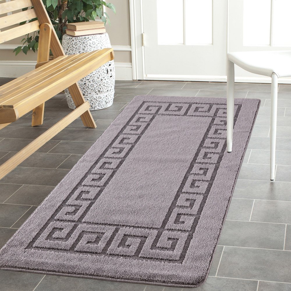 Smart Living Dark Grey Plain Gel Back Non-Slip Door Mat 50 x 80cm Image 4